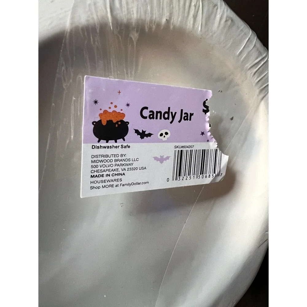 Halloween Ghost Candy Jar Decor Ceramic New Home Decor